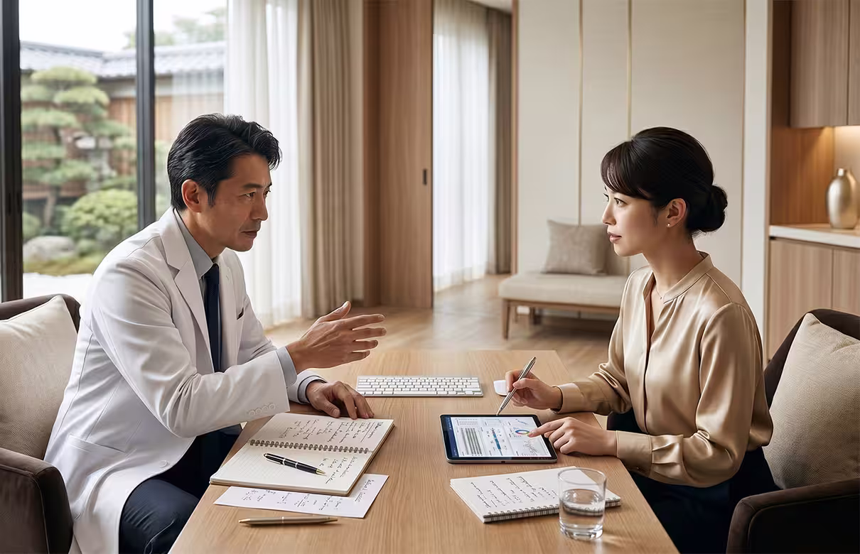 臨床遺伝専門医が関与し、医療としての妥当性を重視し、科学的根拠に基づいて判断します。